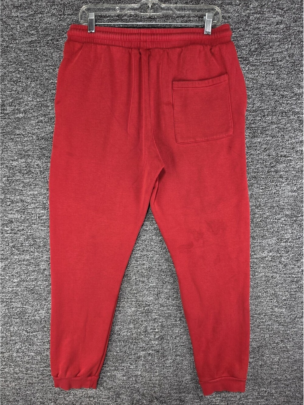 MILLION 400 Men's Red Fleece Jogger Sweatpants Embroidered Pockets XL - Picture 14 of 16